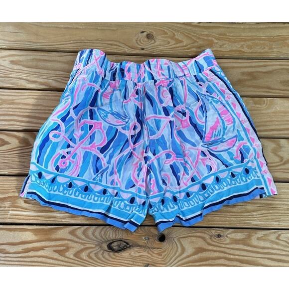 NWT $78 Lilly Pulitzer Neilah Shorts Size XS Women’s Blue - Picture 3 of 11
